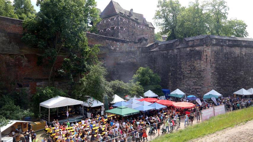 Bierfest im Burggraben: Nürnberg feiert die fränkische Bierkultur