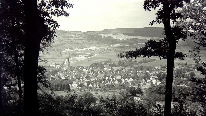 Historisches Foto, aufgenommen von Wilhelm Heinz ca. 1930 in der Fränkischen  Schweiz, digitalisiert von Max Legien  Ebermannstadt