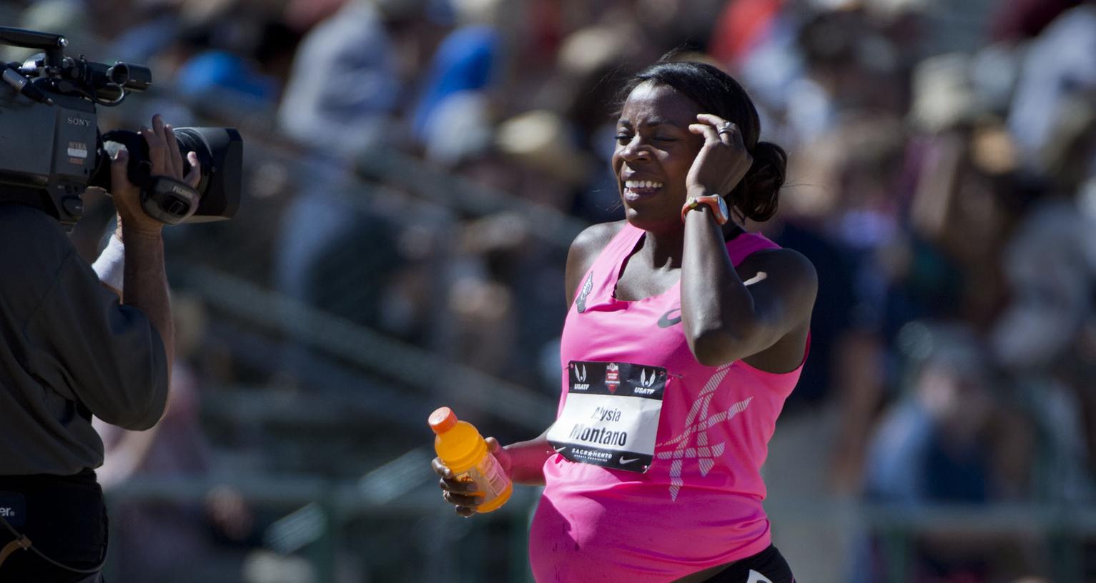 Alysia Montano: Hochschwanger über 800 Meter