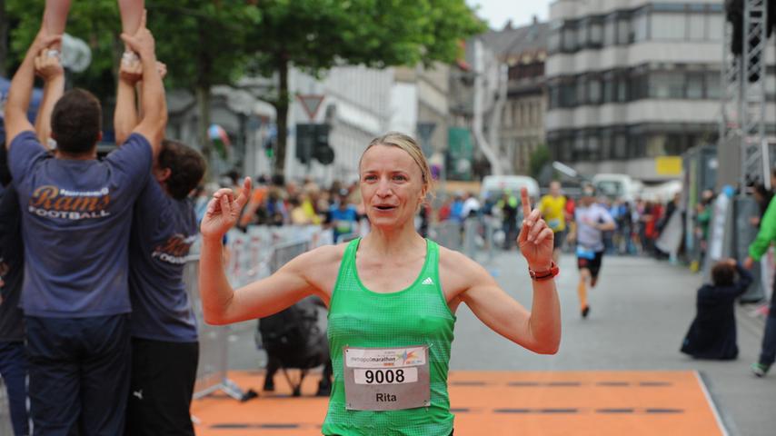 Rita Brand absolvierte den Halbmarathon als Schnellste in 1:25:54 Stunden.