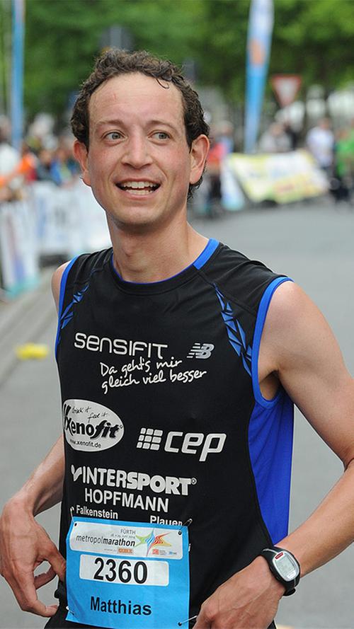Matthias Flade benötigte für den Halbmarathon lediglih 1:14:29 Stunden - keiner war schneller.