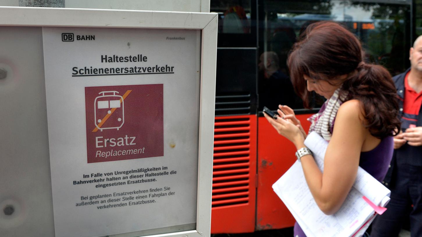 Ab Freitag, 12. Oktober, sind Gräfenbergbahn-Fahrer auf Busse angewiesen.
