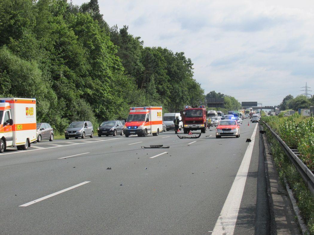 Unfall Auf A9 Bei Lauf Legt Feierabendverkehr Lahm | Nordbayern