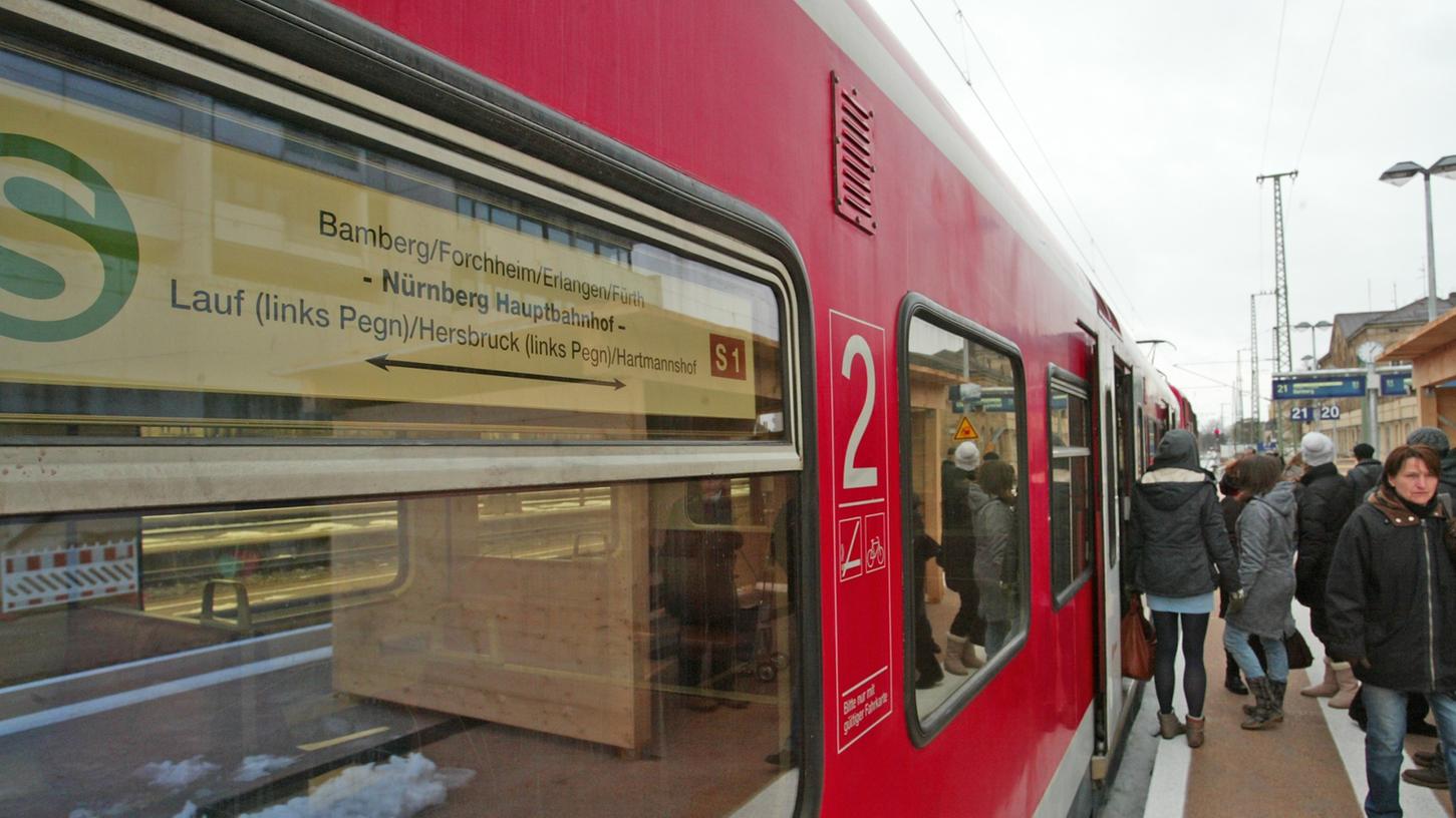 Ab Januar 2019 sollen die S-Bahnen zwischen Erlangen und Nürnberg im 20-Minuten-Takt fahren.
