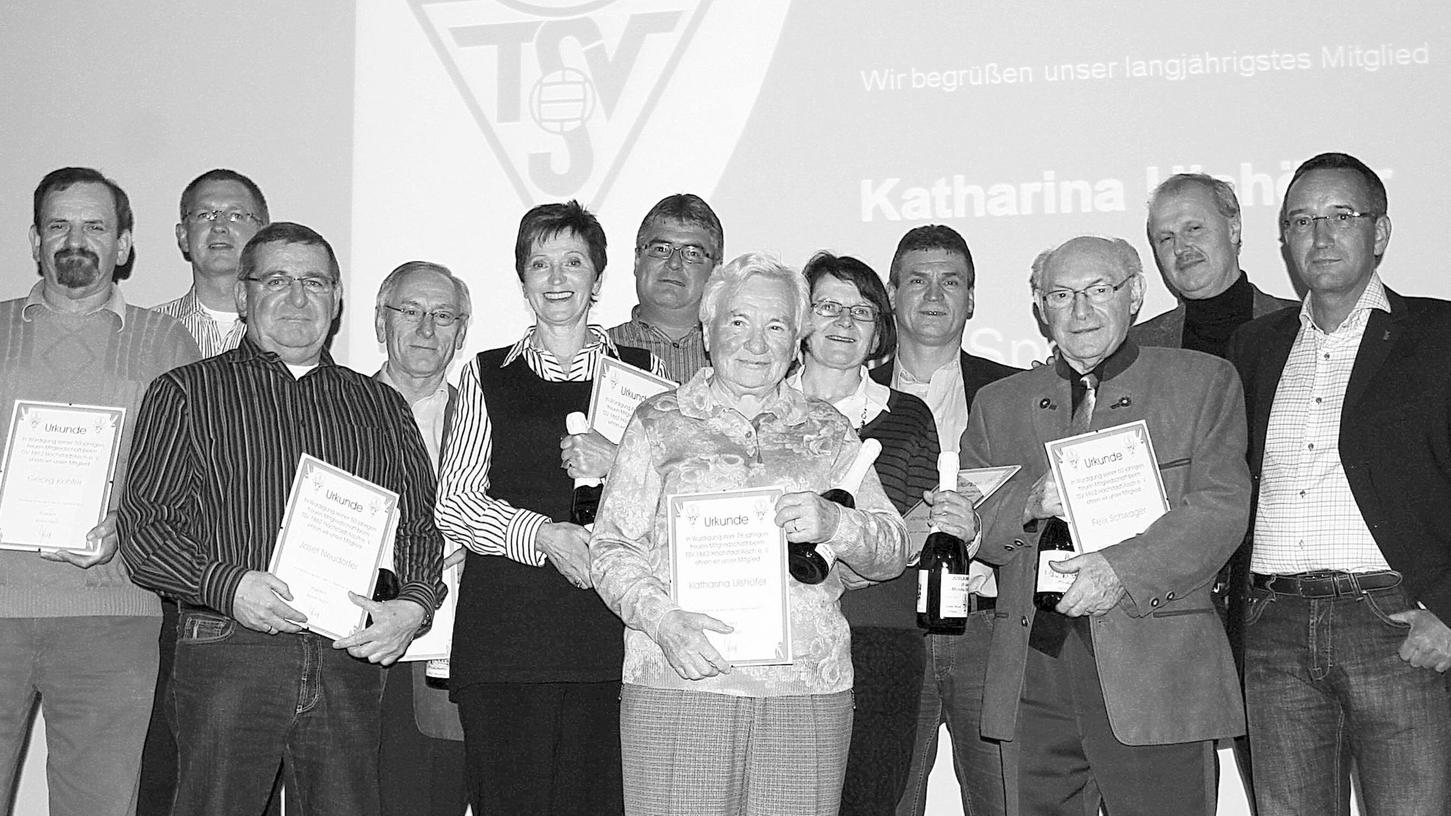 78 Jahre beim TSV: Katharina Ulshöfer ist rekordverdächtig