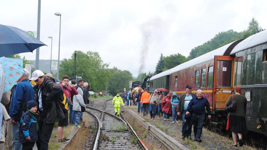 40 Jahre DFS: Dampfbahn-Fans feiern in Ebermannstadt
