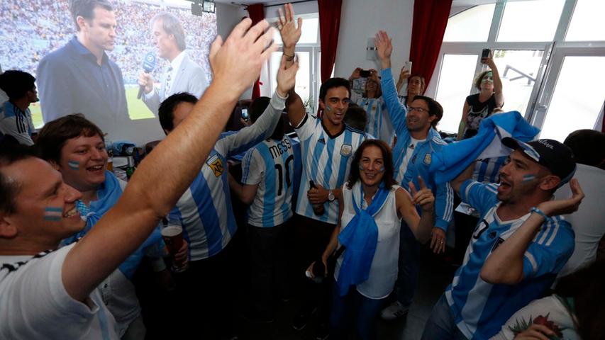 Deutschland schlägt Argentinien: Rudelgucken in Nürnberg