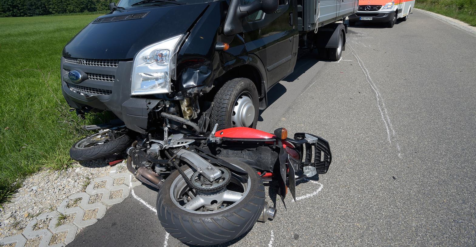 Laibstadt: Motorradfahrer schwer verletzt