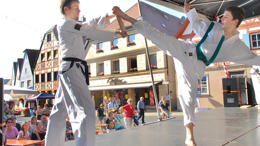 Karate und kühles Bier beim Neunkirchener Bürger- und Heimatfest