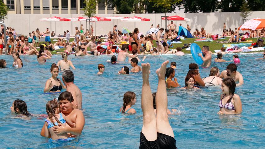 Sommer in Nürnberg: Wasserspaß in der Pegnitz und im Westbad
