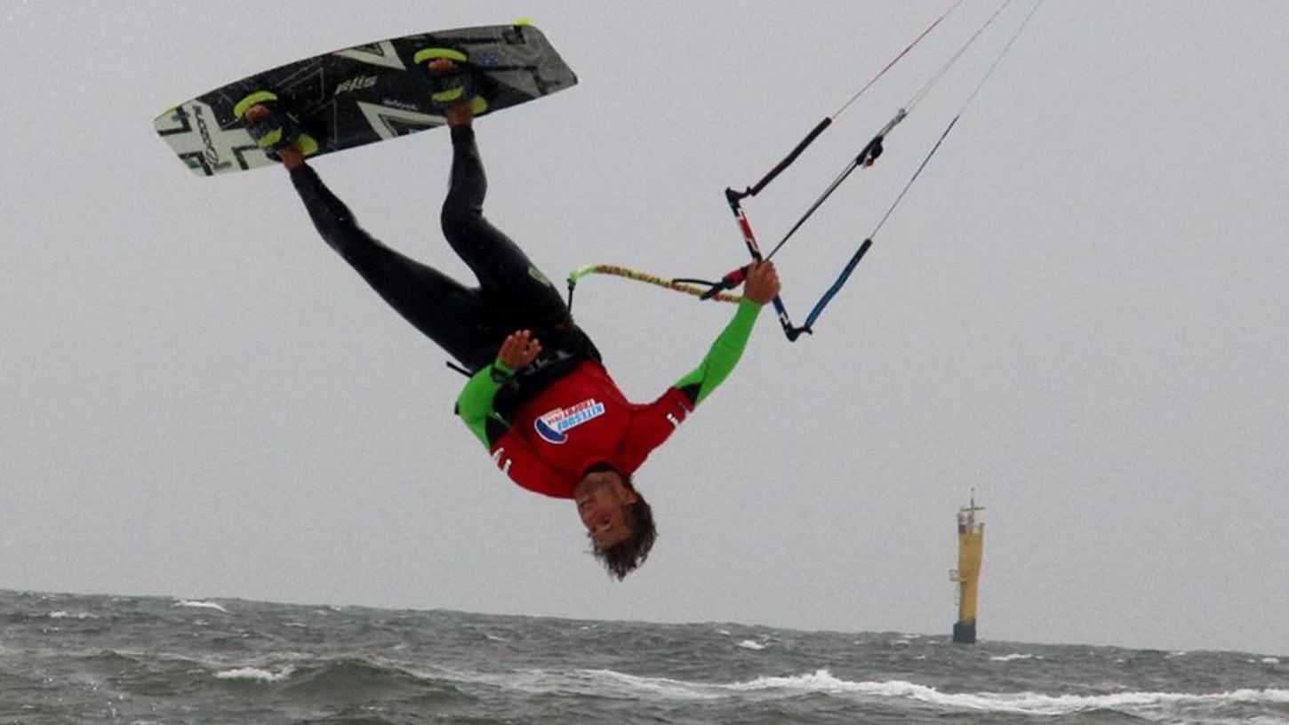 Kite-Surfer Florian Gruber ist Deutscher Meister der „Racer“