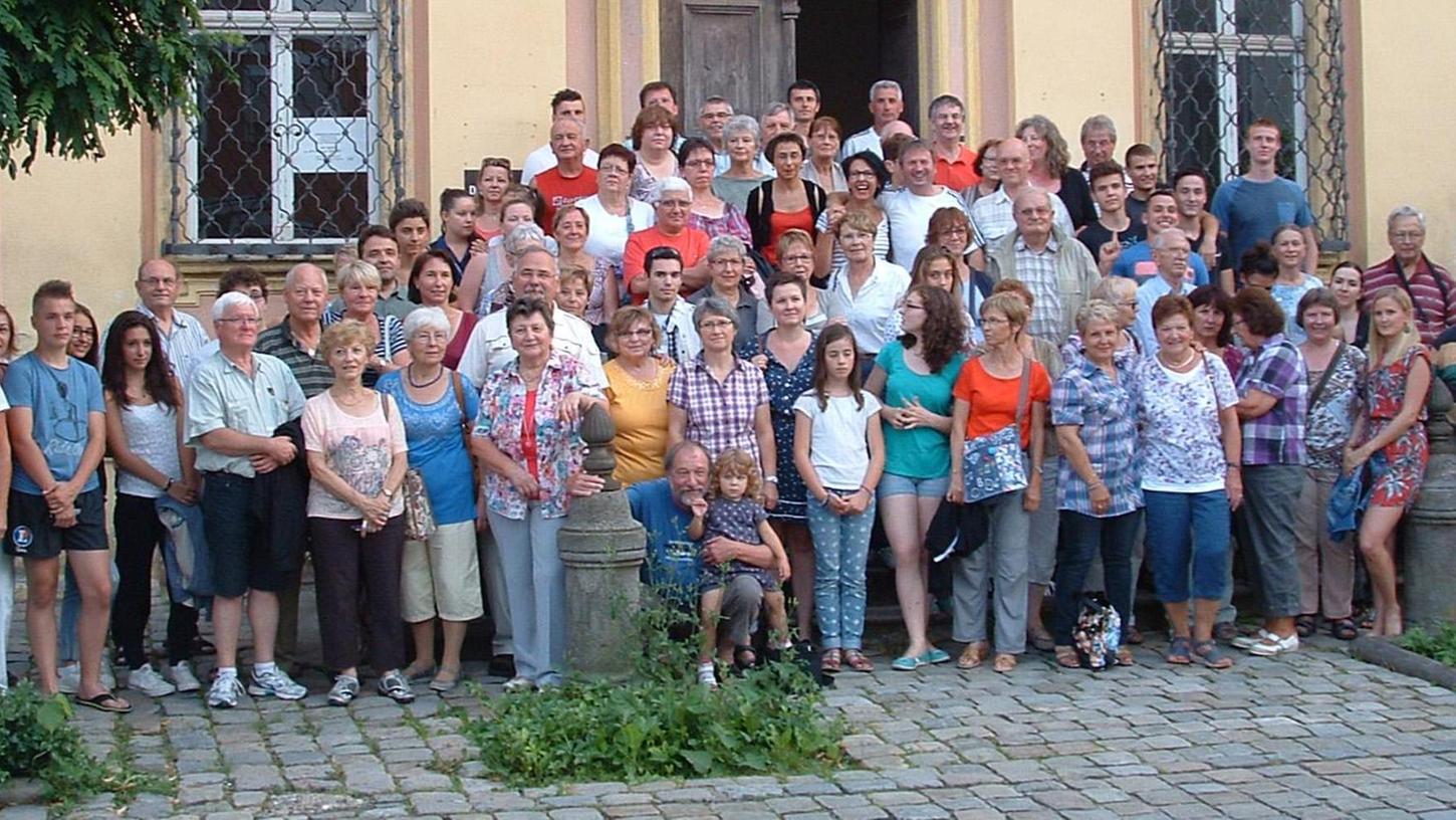 Gäste aus St. Céré in der Partnergemeinde Allersberg