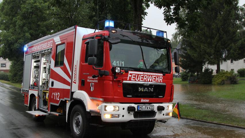 Auch in Oberfranken war die Feuerwehr im Einsatz.