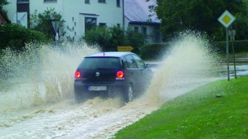 Sintflut in Sammenheim