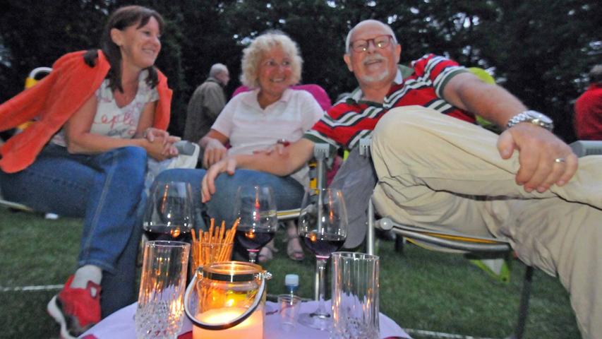 Open-Air-Kino: Picknick und Gelächter im Schwabacher Stadtpark