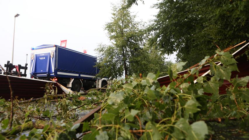Nach Unwetter: Eine Spur der Verwüstung in Neunkirchen