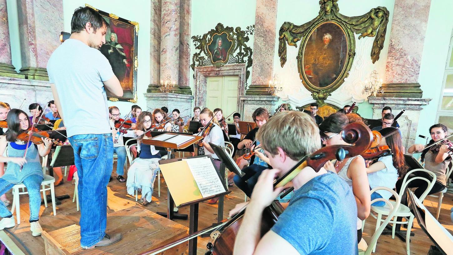 Musik-Studiosi beflügelt vom Ambiente in Weißenstein