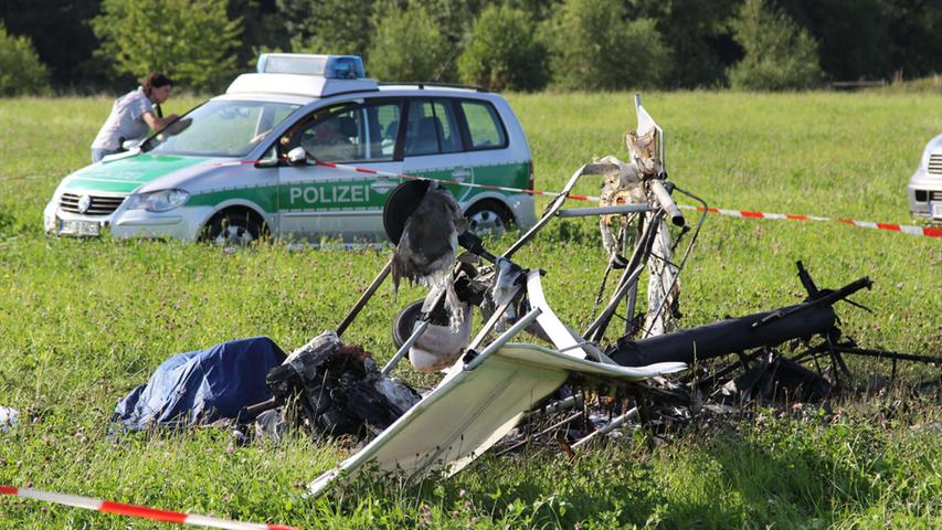 Flieger an Kulmbacher Flugplatz abgestürzt: Pilot stirbt