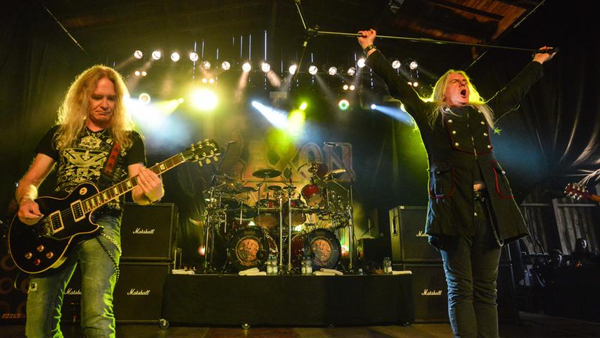 Saxon und Co. bei der Pyraser Classic Rock Night 2014