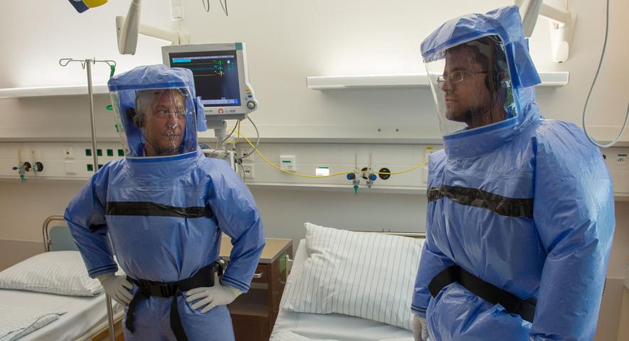 Die Station ist darauf vorbereitet, Patienten mit Tropenkrankheiten wie Ebola aufzunehmen.