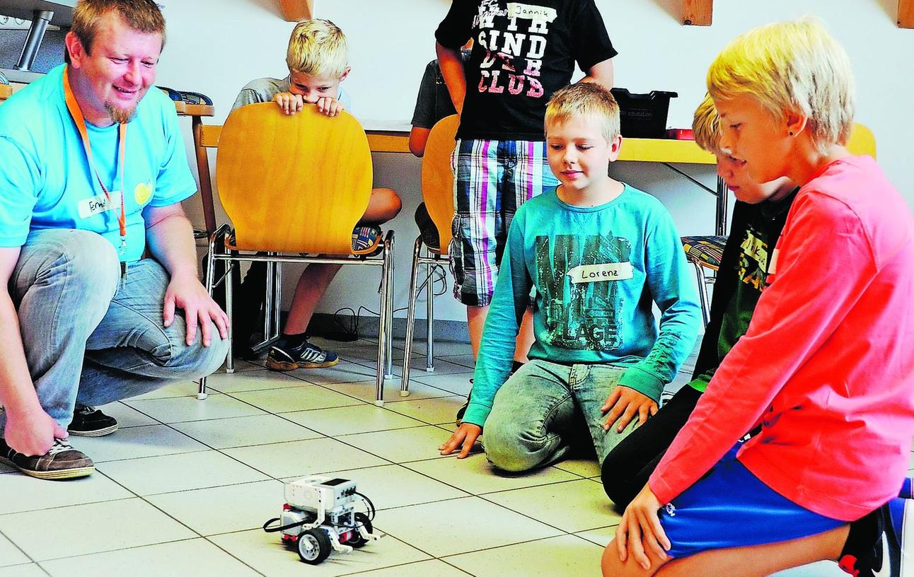 Meckenhausen: Mini-Roboter Marke Eigenbau