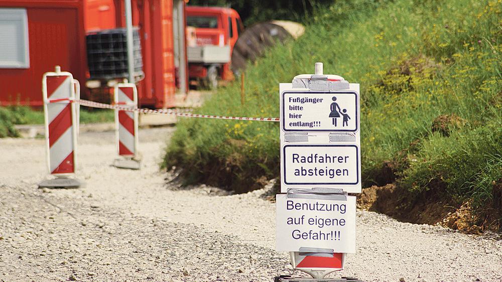 Baustelle Hagenbuch für Fußgänger wieder frei