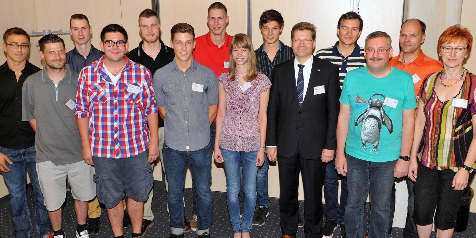 Ausbildung bestanden: Firma Niehoff gratulierte Junggesellen