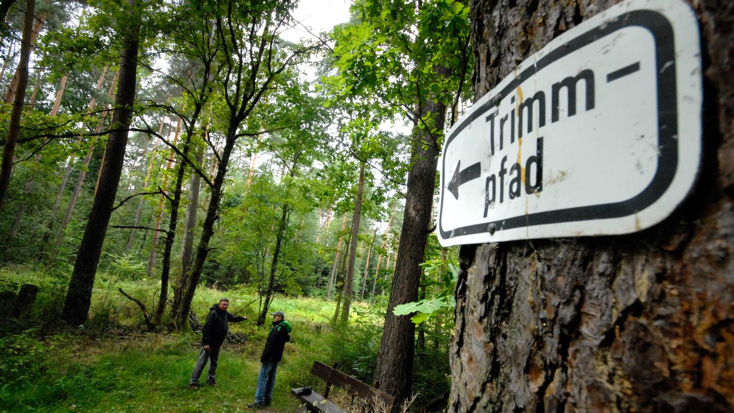 Schlimm-Pfad statt Trimm-Pfad: Der Fitnessweg im Thonwald