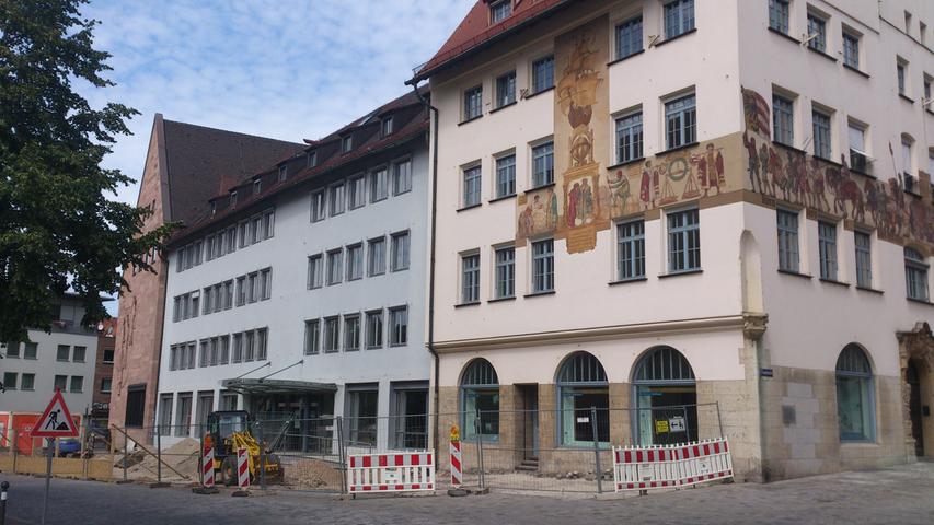 Absperrgitter und Co: In Nürnberg wird an vielen Stellen gebaut