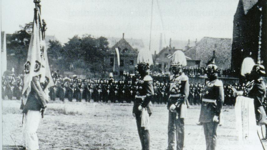 Zum 100. Regimentsjubiläum im Sommer 1914 reiste extra der bayerische Kronprinz Rupprecht an.