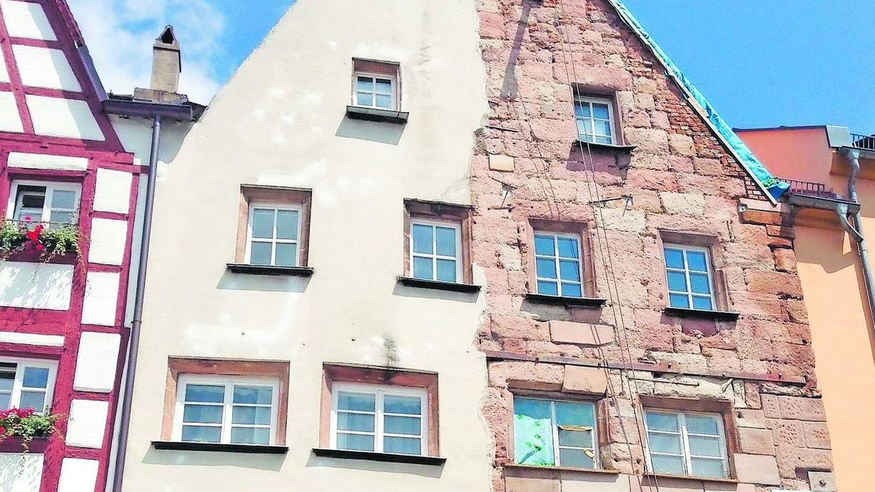 Faszinierende farbige Fassaden in Nürnberg