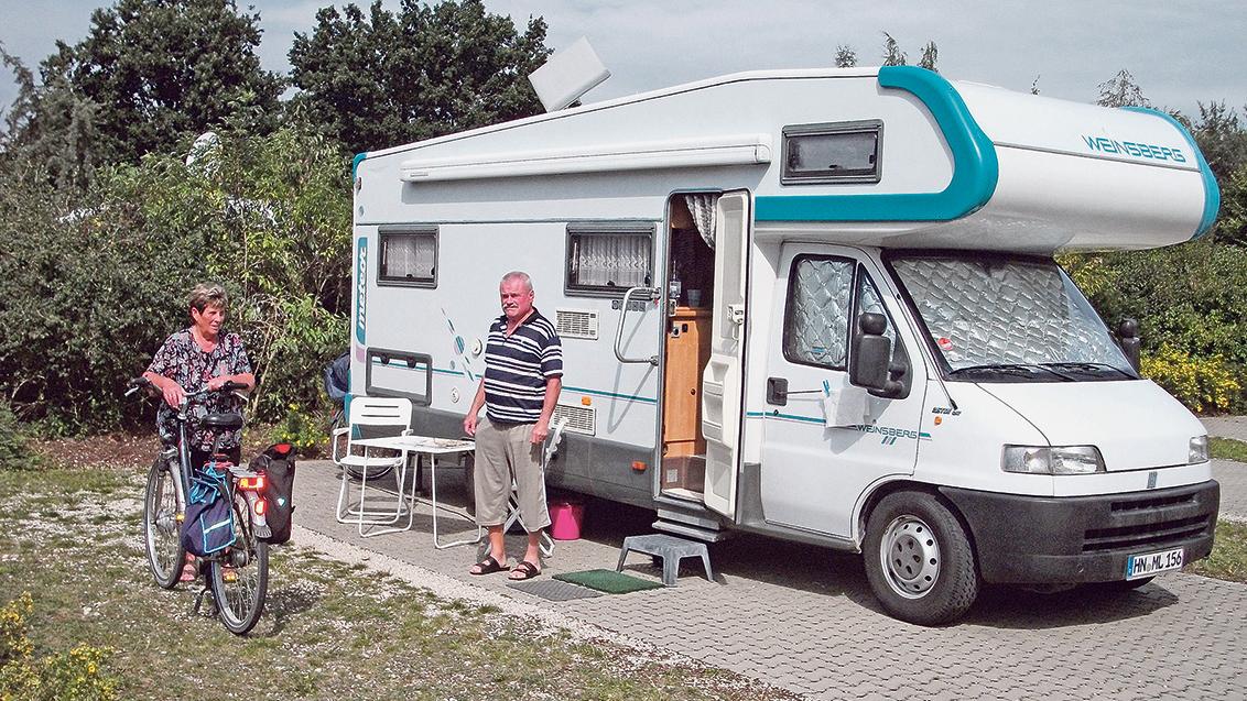 Zu Besuch am Treuchtlinger Wohnmobilstellplatz