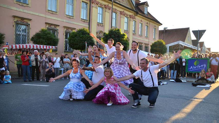 Für Tanzeinlagen sorgte unter anderem der Boogie-Club Allersberg.