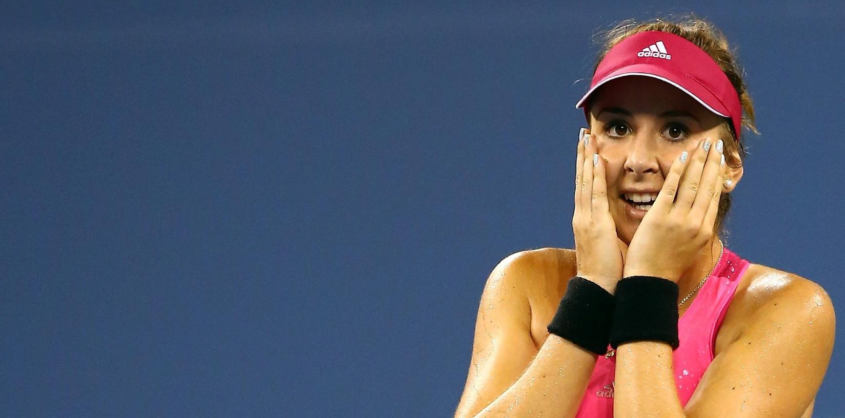 Sie kann es selbst kaum glauben: Die erst 17-jährige Schweizerin Belinda Bencic steht im Viertelfinale der US Open.