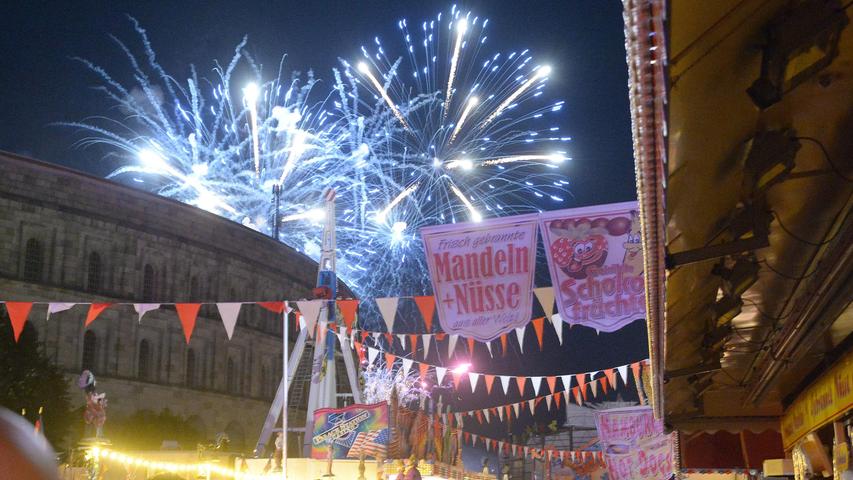 Das Feuerwerk ist in jedem Jahr das Highlight des Festes.