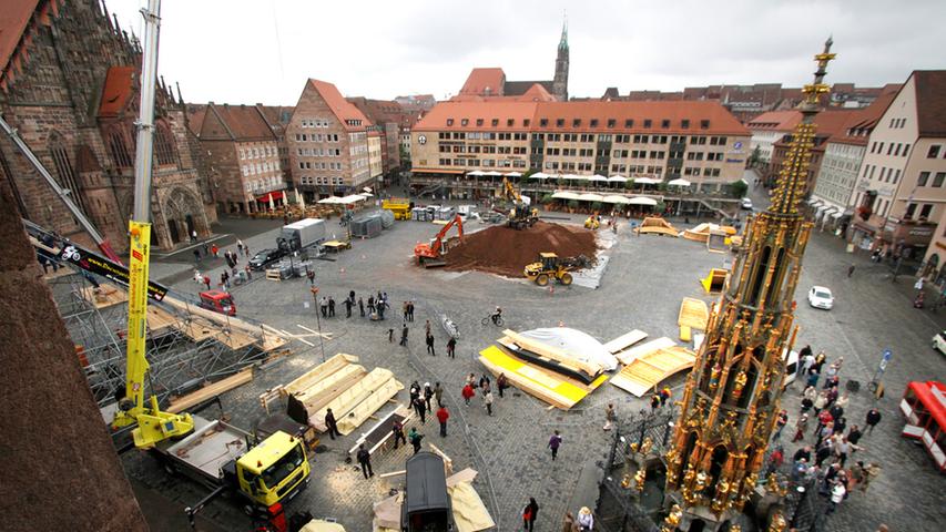 District Ride 2014: Aufbau in Nürnberg läuft auf Hochtouren