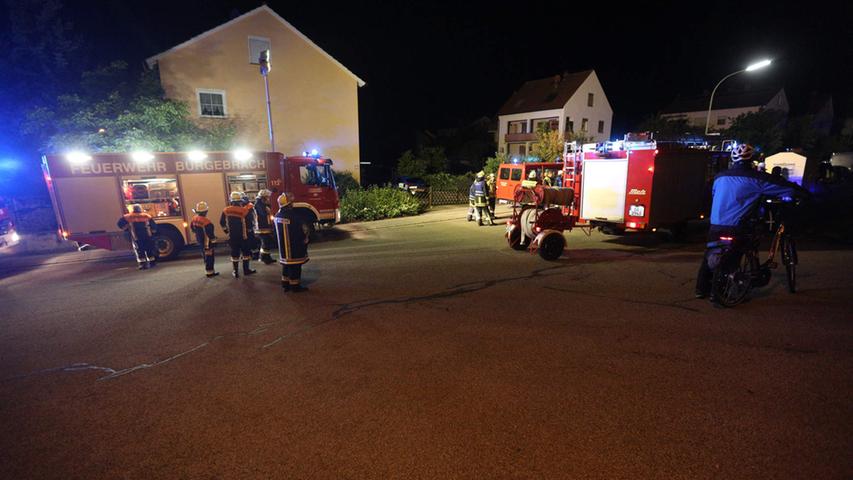 Insgesamt rückten 18 Feuerwehren aus dem Landkreis Bamberg...