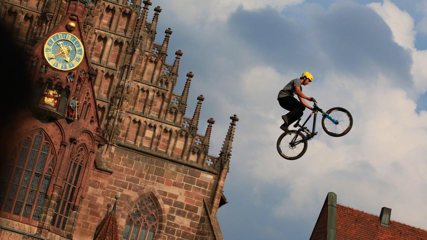 Veranstaltungen wie der District Ride sollen ein Ausnahmeereignis in Nürnbergs Zentrum bleiben.