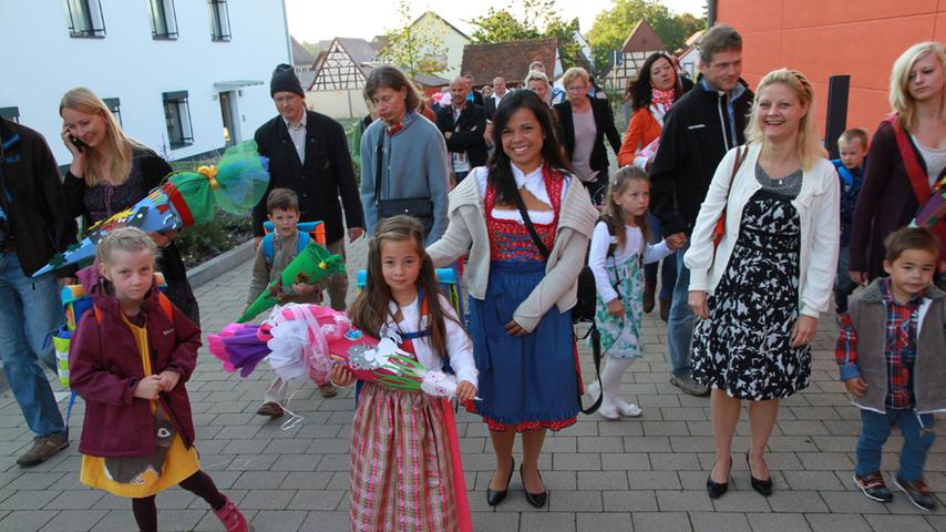 Schule in Eggolsheim begrüßt ABC-Schützen