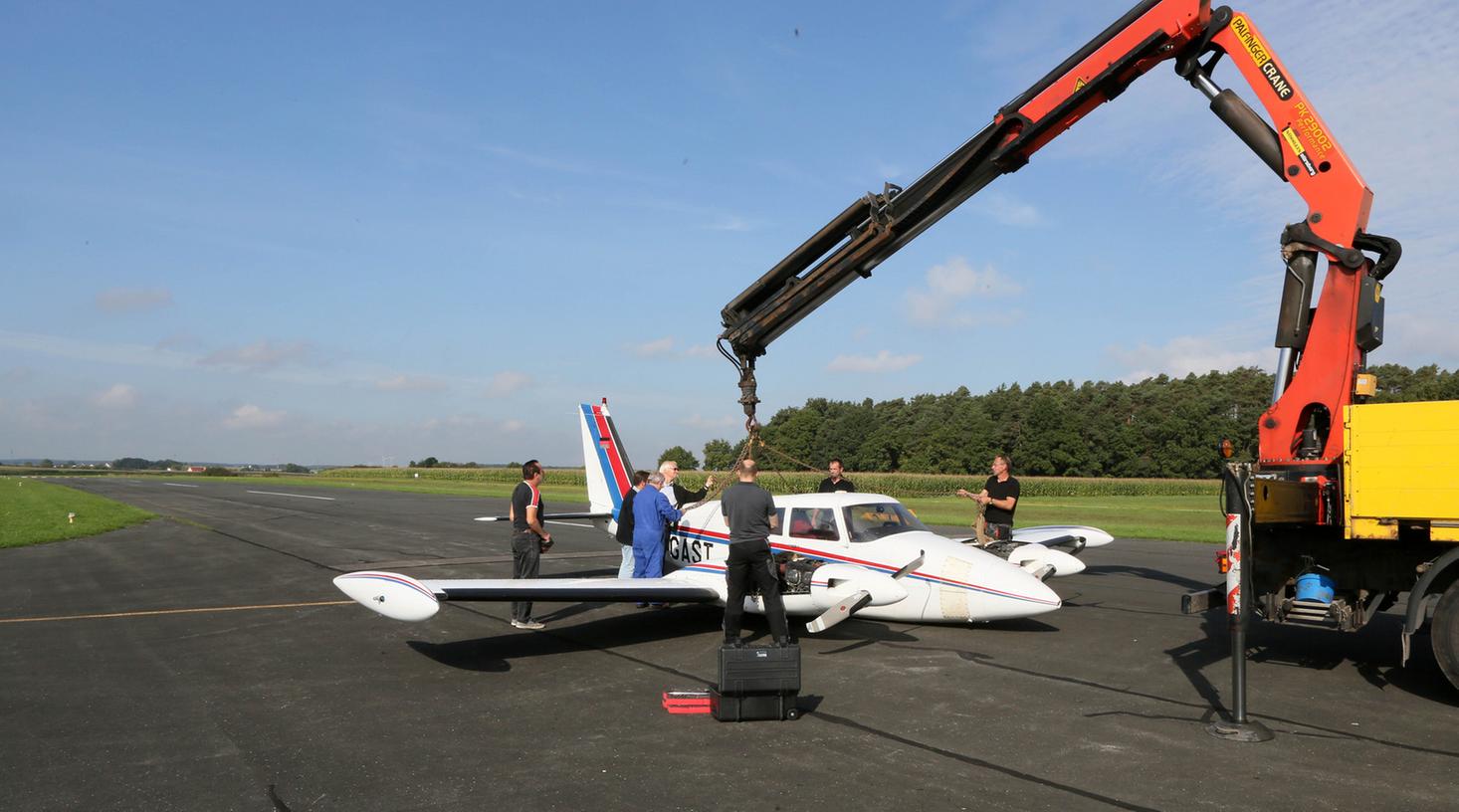 Ein Flugzeug rutschte 190 Meter über die Herzogenauracher Landebahn und kam erst dann zum Stehen.