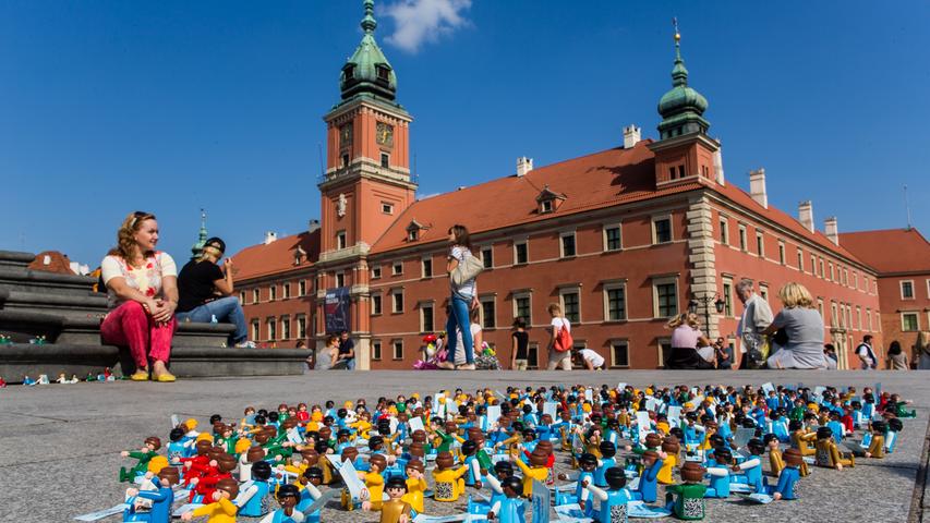 40.000 Playmobil-Figuren standen in acht Städten weltweit