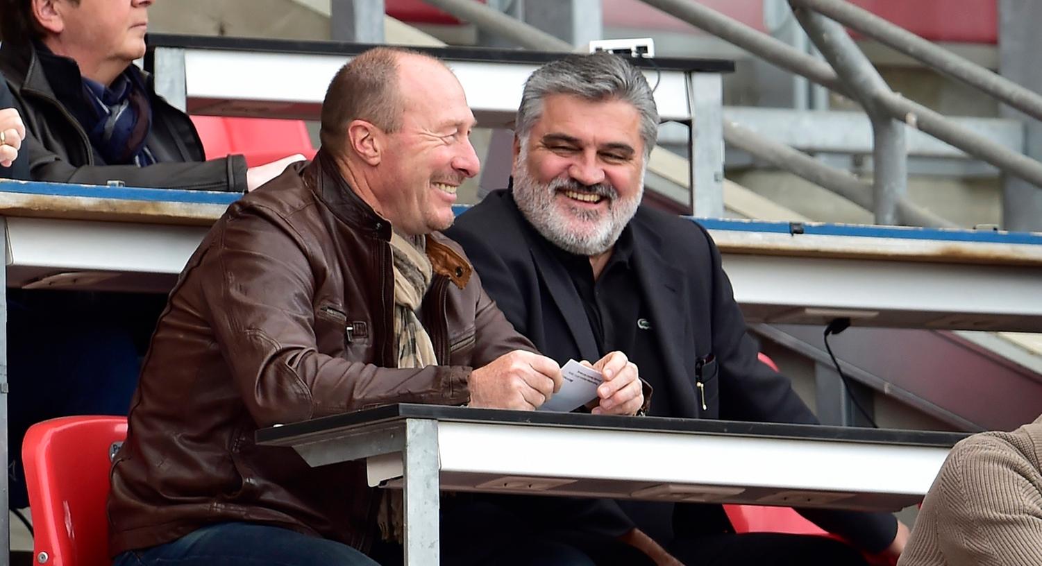 Was ist das Beste für den Club? Hanns-Thomas Schamel (rechts, mit Fußball-Abteilungsleiter Wolfgang Wolf) hat einige Ideen.