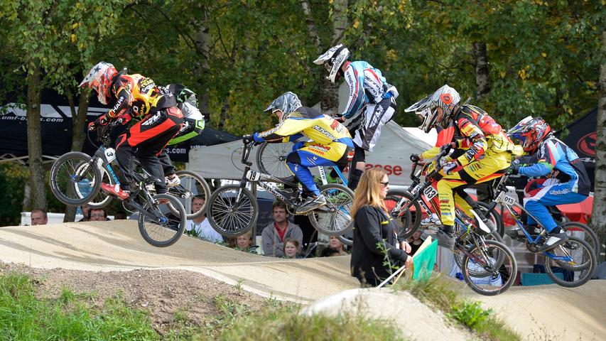 Riders, watch the gate: BMX-Bundesliga fährt in Erlangen um Bestzeiten