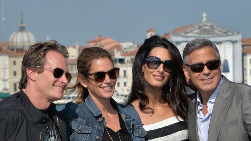 Hochzeit in Venedig: Clooney und Alamuddin sagen "Si"