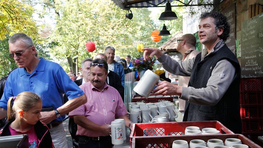 Letztes Bier des Jahres am Erlanger Berg ausgeschenkt
