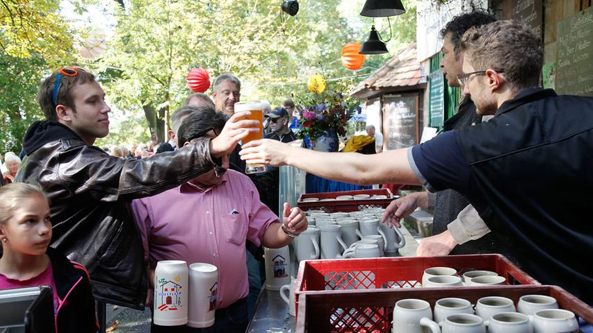 Letztes Bier des Jahres am Erlanger Berg ausgeschenkt