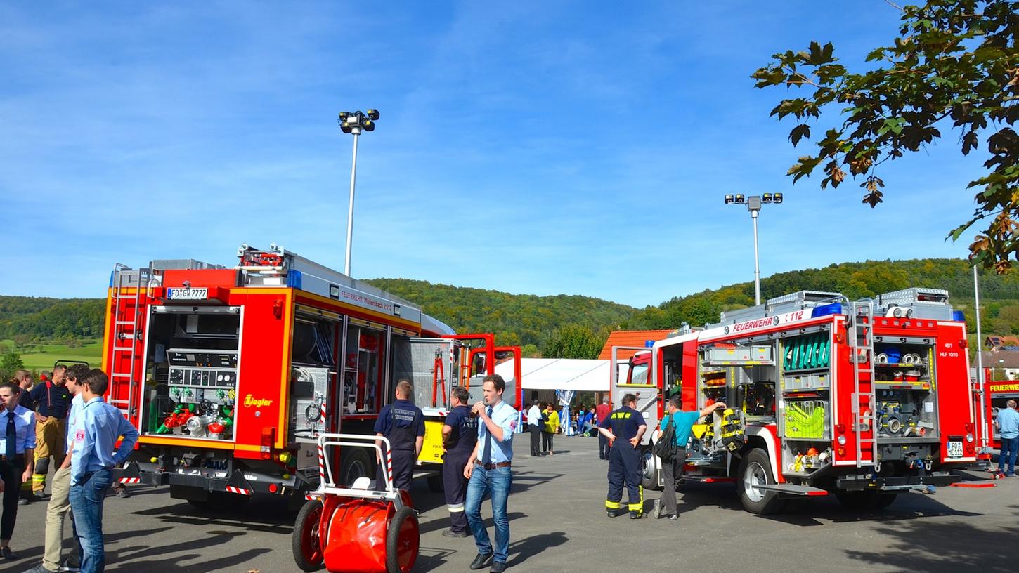 Viel zu sehen gab es in Wannbach auch bei der Fahrzeugschau der Feuerwehr.