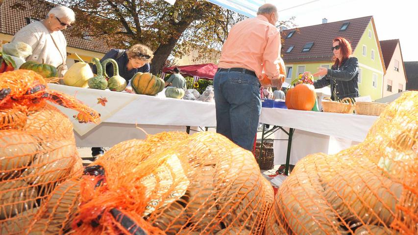 3000 Besucher beim elften Kürbismarkt in Büchenbach