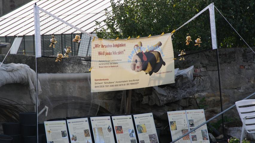 Am Sonntag konnten sich die Besucher auch über die Wichtigkeit der Bienen informieren.