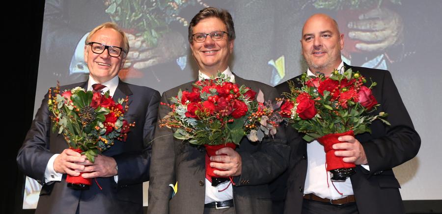 Und sie sind Teil des neuen Aufsichtsrates: Thomas Grethlein, Mathias Zeck und Stefan Müller.